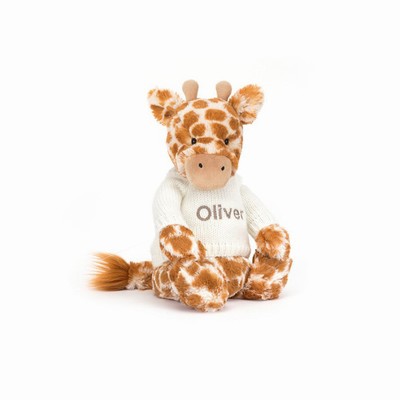 Jellycat Bashful Jirafa with Cream Jumper | BGIV-59162